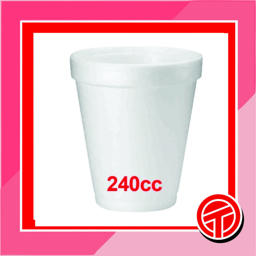 Vaso telgopor 240 cc