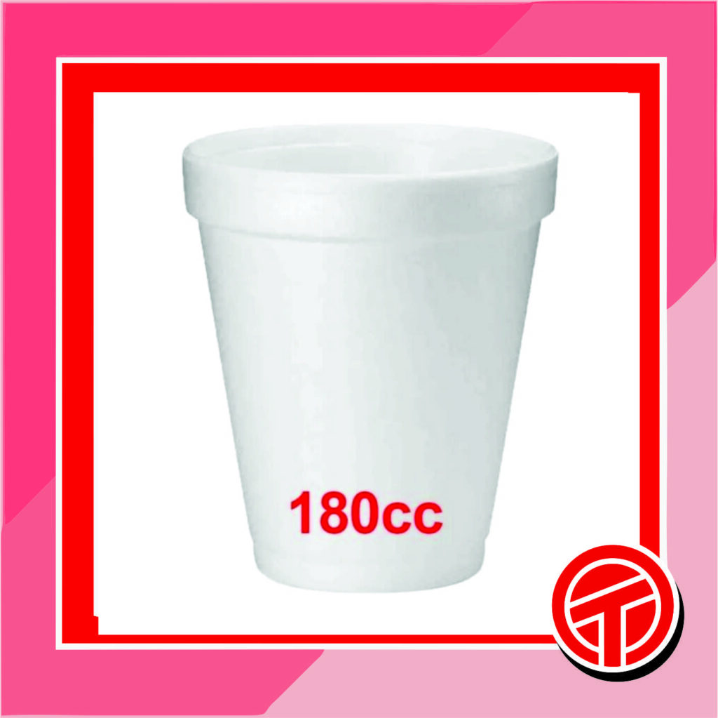 Vaso telgopor 180 cc